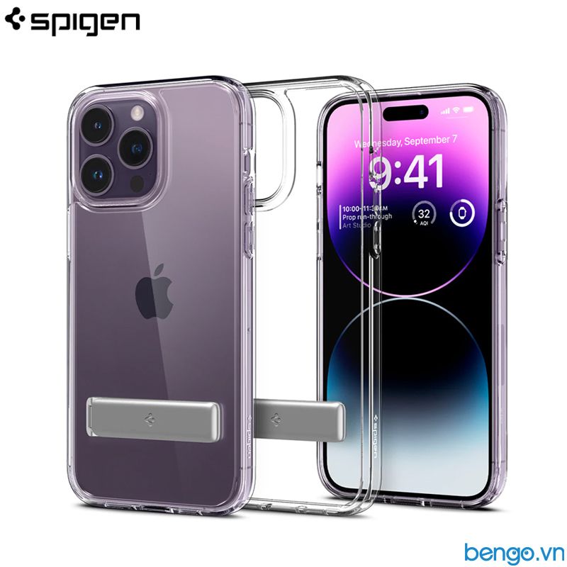 Ốp Lưng IPhone 14 Pro Max SPIGEN Ultra Hybrid S Crystal Clear