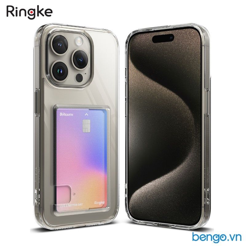 Ốp lưng iPhone 15 Pro Max RINGKE Fusion Card