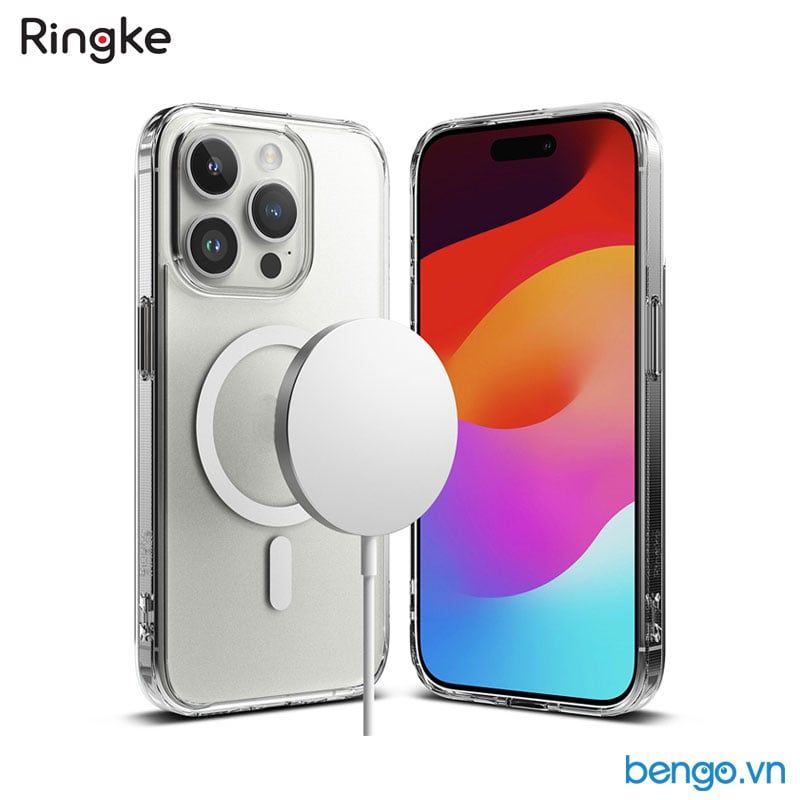Ốp lưng iPhone 15 Pro Max/15 Pro/15 Plus/15 RINGKE Fusion Magnetic