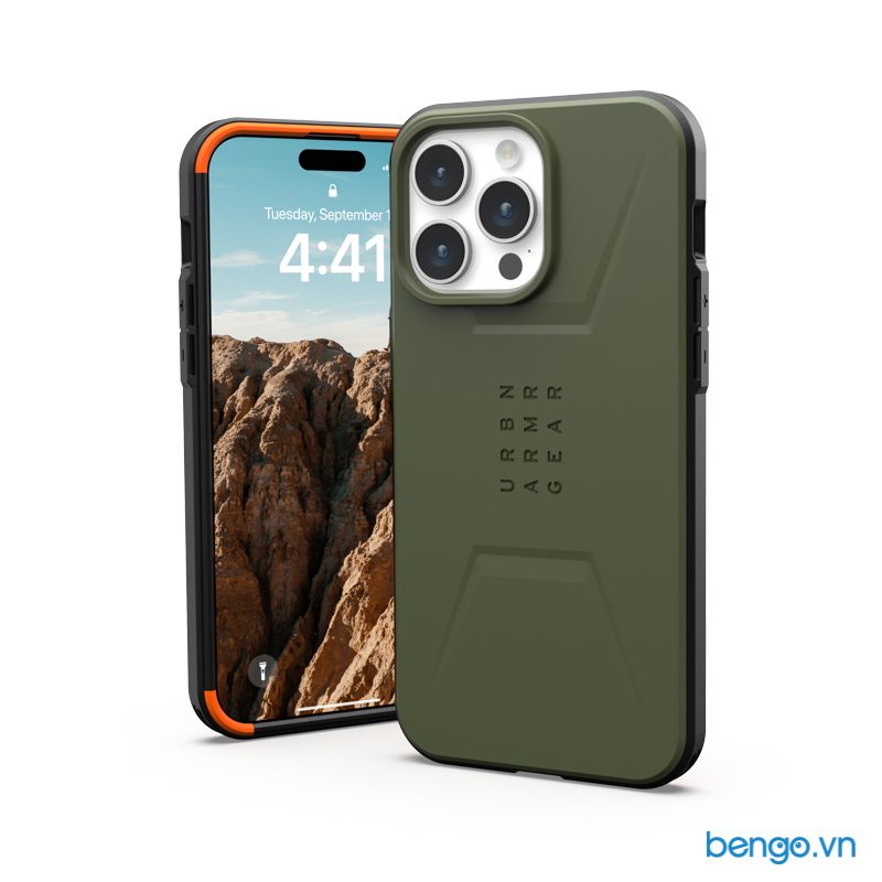 Ốp Lưng iPhone 15 Pro Max/15 Pro/15 Plus/15 UAG Civilian MagSafe