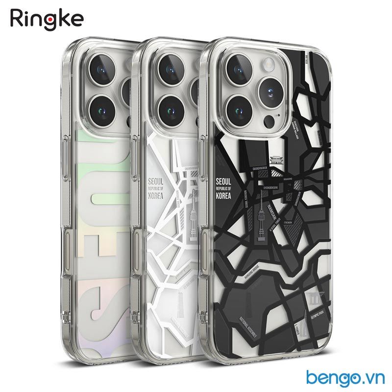 Ốp lưng iPhone 16 Pro Max/16 Pro/16 Plus/16 RINGKE Fusion Design