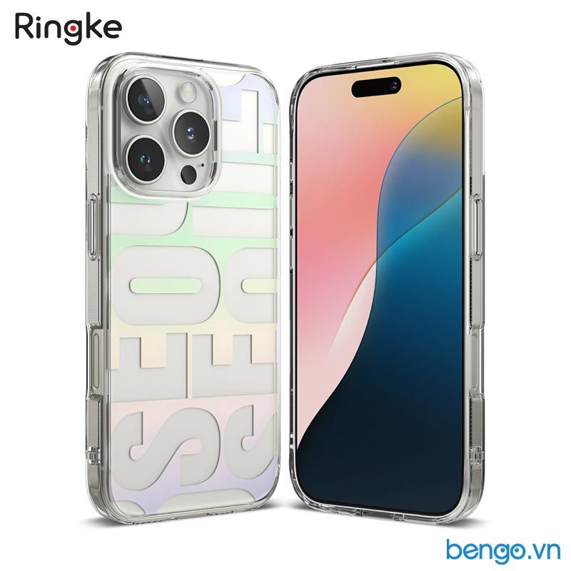 Ốp lưng iPhone 16 Pro Max/16 Pro/16 Plus/16 RINGKE Fusion Design