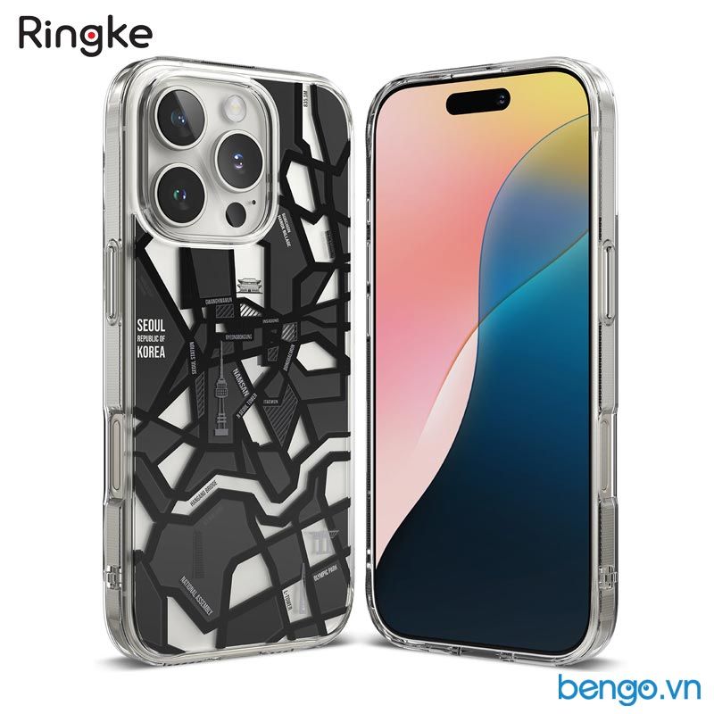 Ốp lưng iPhone 16 Pro Max/16 Pro/16 Plus/16 RINGKE Fusion Design