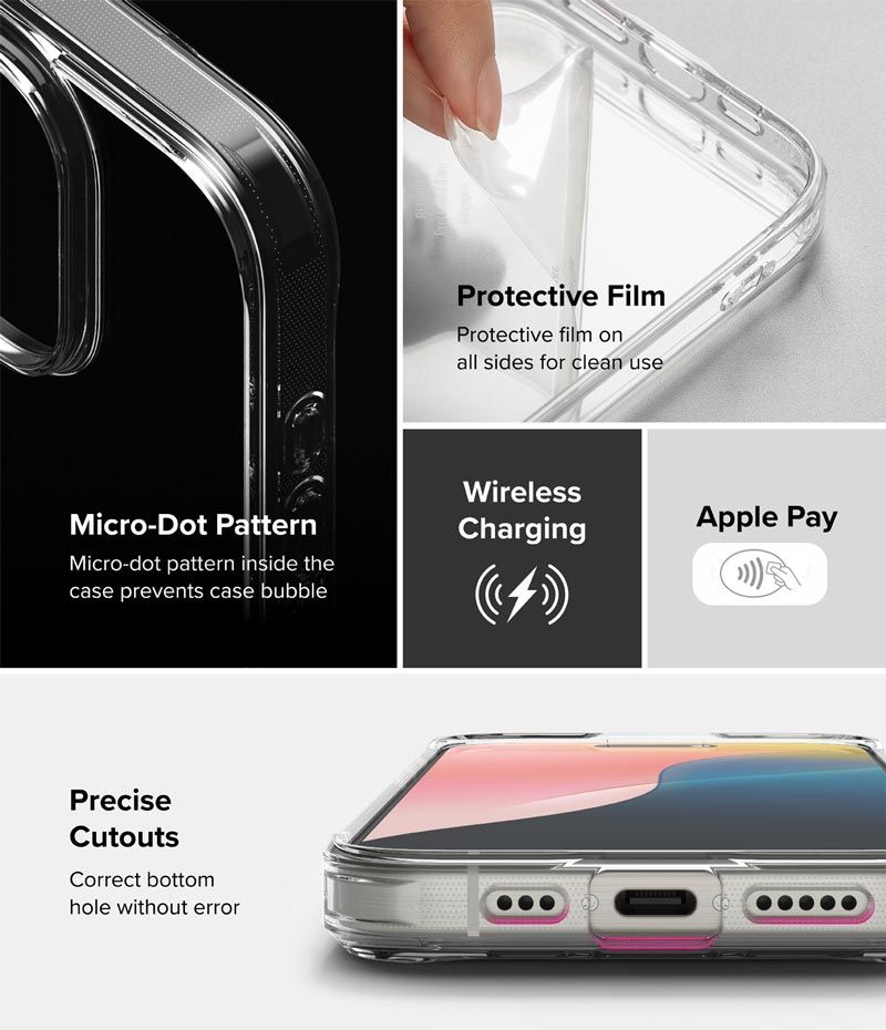 Ốp lưng iPhone 16 Pro Max/16 Pro/16 Plus/16 RINGKE Fusion