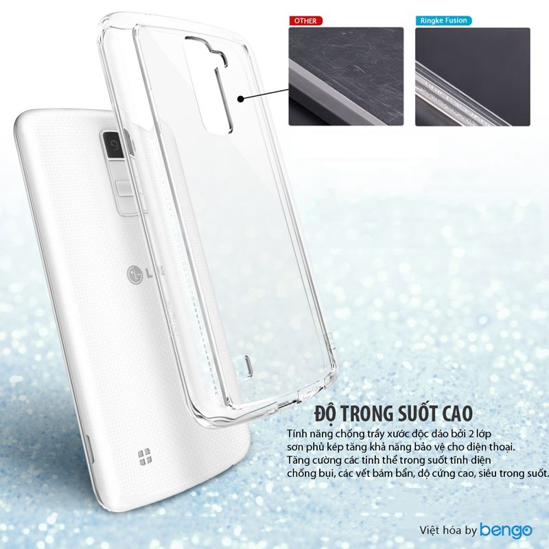 Ốp lưng LG K10 Ringke Fusion