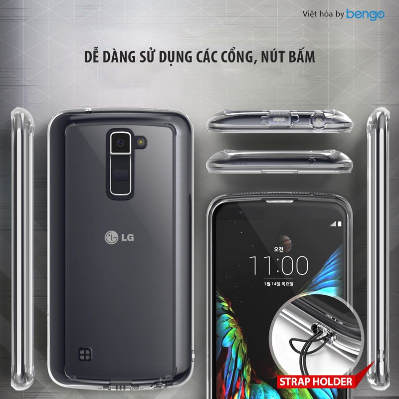 Ốp lưng LG K10 Ringke Fusion