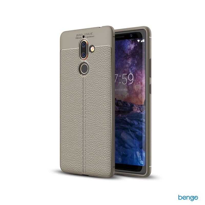 Ốp lưng Nokia 7 Plus họa tiết giả da siêu bền
