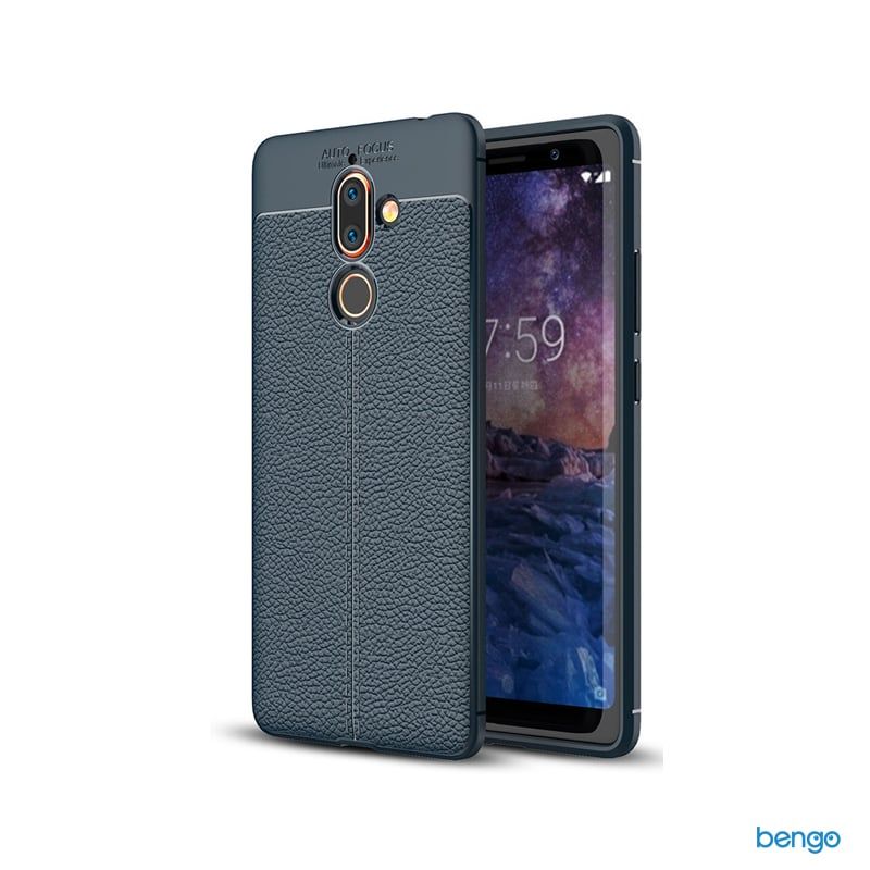 Ốp lưng Nokia 7 Plus họa tiết giả da siêu bền