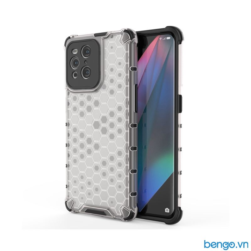 Ốp Lưng Chống Sốc OPPO Find X3/Find X3 Pro Họa Tiết Tổ Ong