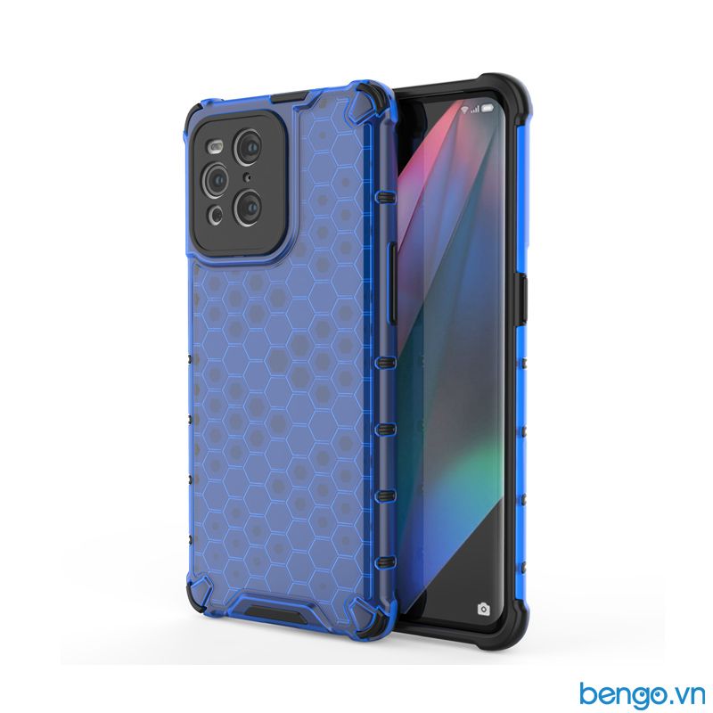 Ốp Lưng Chống Sốc OPPO Find X3/Find X3 Pro Họa Tiết Tổ Ong