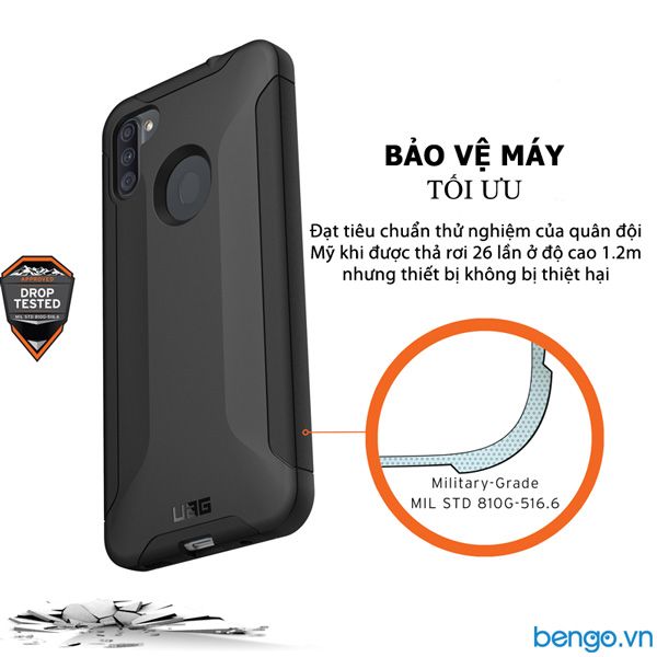 Ốp lưng Samsung Galaxy A11 2020 UAG Scout - Black