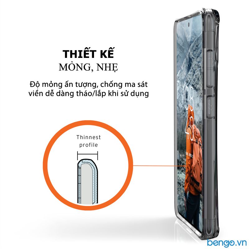 Ốp Lưng Samsung Galaxy A51 2019 UAG Plyo - Ice