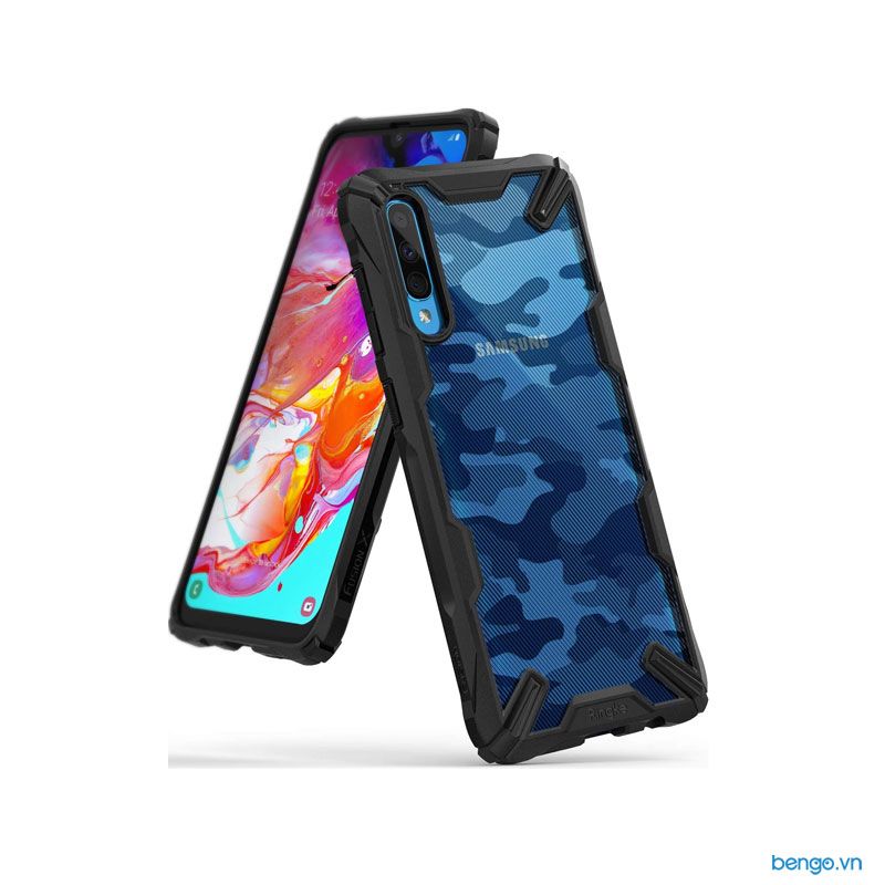 Ốp lưng Samsung Galaxy A70 Ringke FUSION X