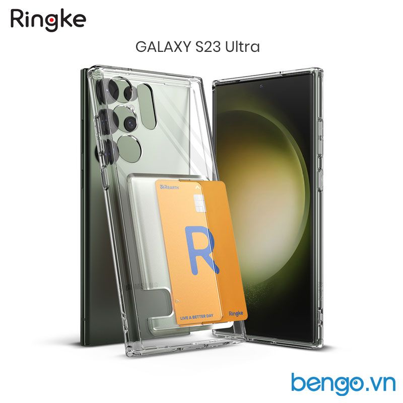 Ốp lưng Samsung Galaxy S23 Ultra RINGKE Fusion Card