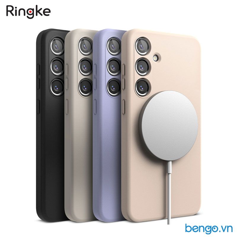 Ốp lưng Samsung Galaxy S24 Ultra/S24 RINGKE Silicone Magnetic