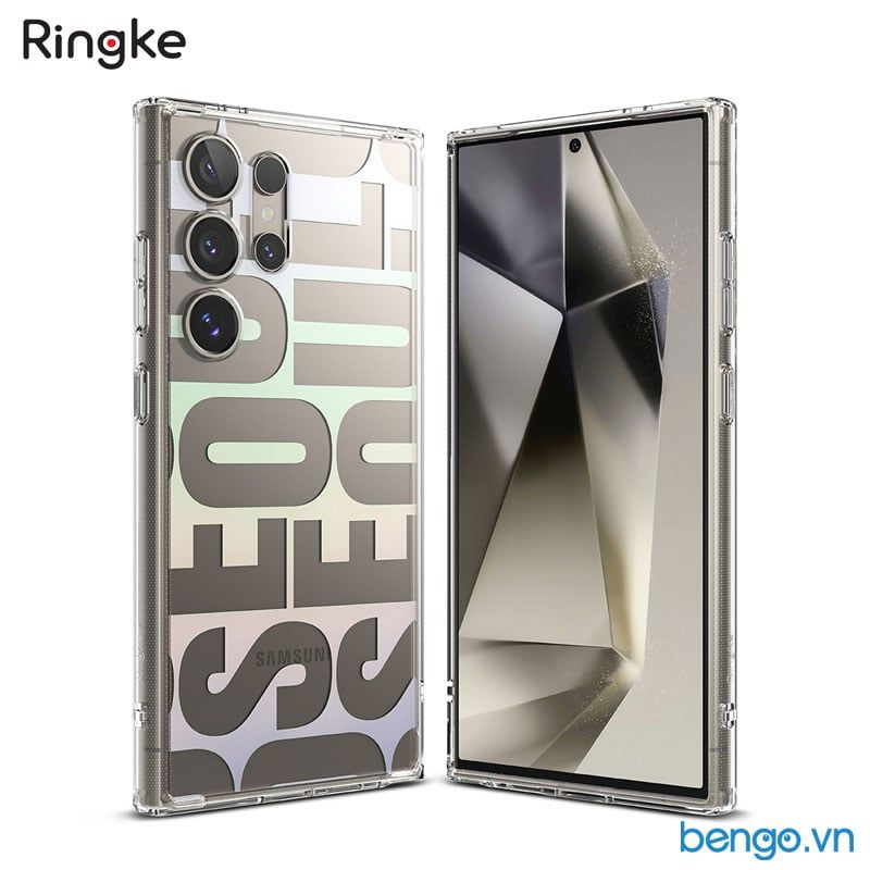 Ốp lưng Samsung Galaxy S24 Ultra Ringke FUSION DESIGN