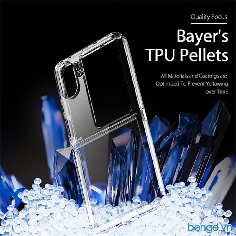 Ốp lưng trong OPPO Find N2 Flip DUX DUCIS Clin Series Clear