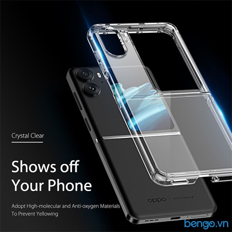 Ốp lưng trong OPPO Find N2 Flip DUX DUCIS Clin Series Clear