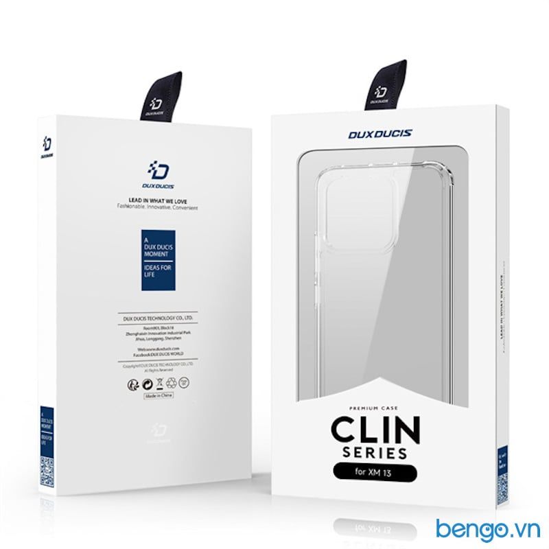 Ốp lưng trong suốt Xiaomi 13/13 Pro DUX DUCIS Clin Series Clear