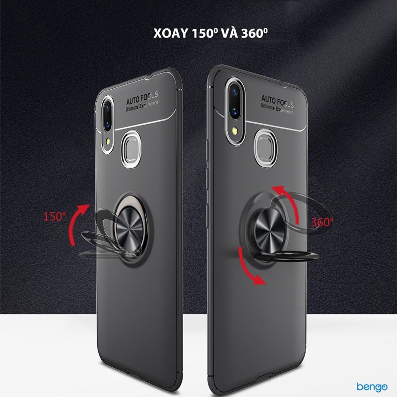 Ốp lưng Xiaomi Mi Max 3 Lenuo iRing Holder 360