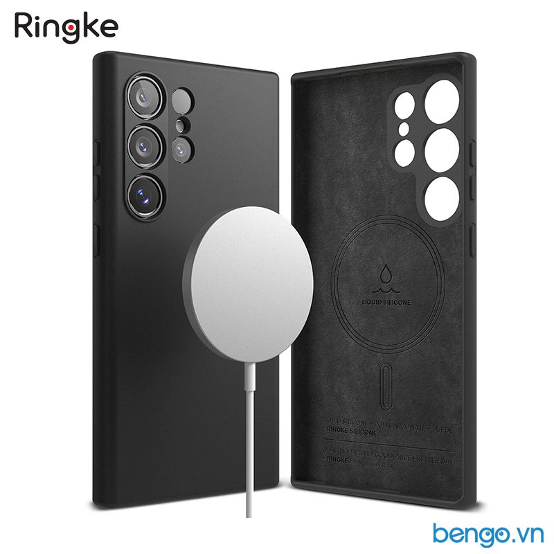 Ốp lưng Samsung Galaxy S24 Ultra/S24 RINGKE Silicone Magnetic