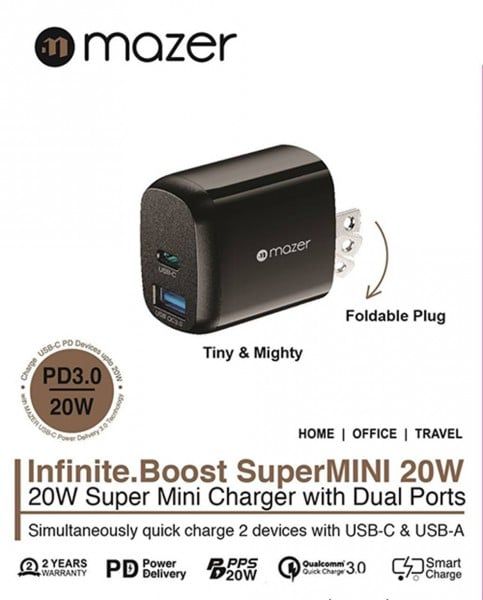 Củ sạc Mazer SuperMINI 20W