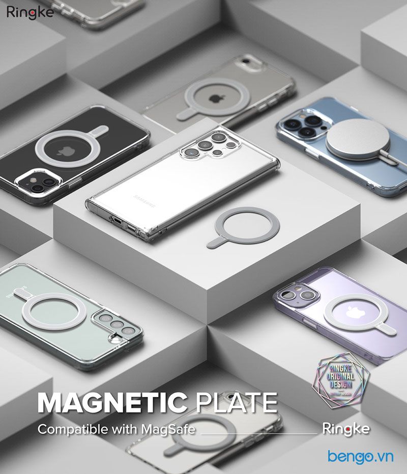 Miếng Dán Từ Tính RINGKE Magnetic Plate Cho Điện Thoại