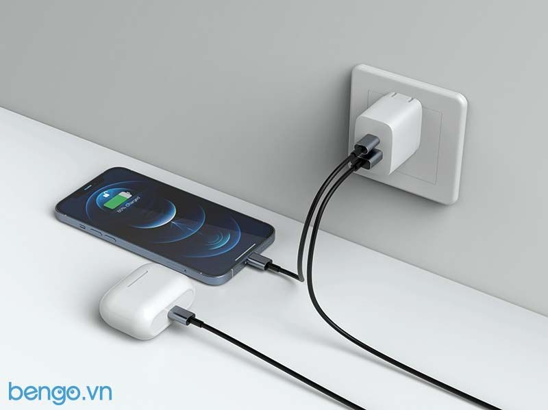 Sạc 2 Cổng HYPERJUICE 20W Charger Small Size - HJ205