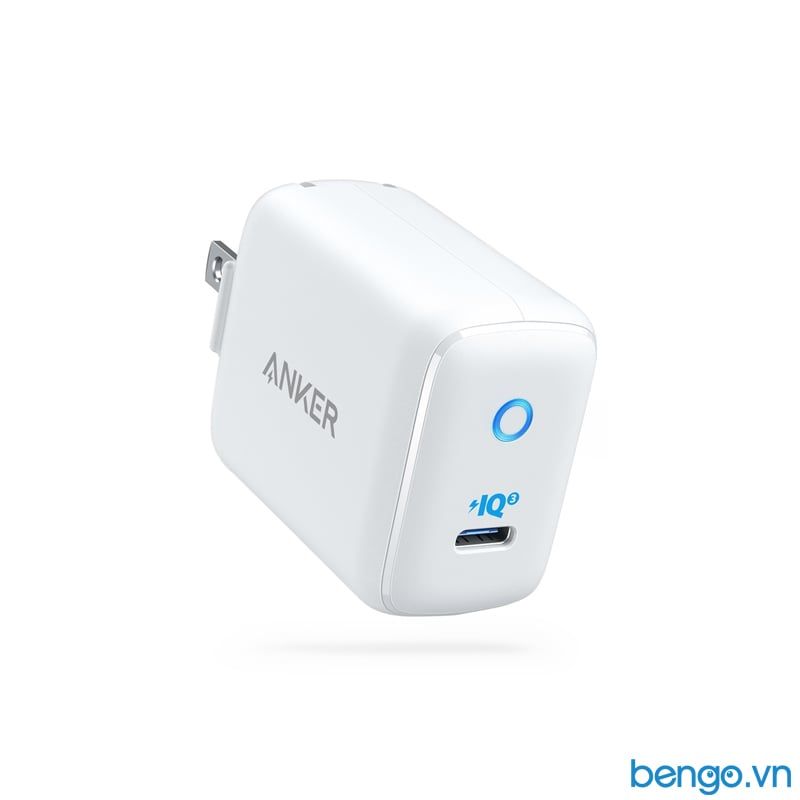 Sạc Anker PowerPort III Mini 30W (1 PIQ 3.0) - A2615 (Trắng) - Hàng chính hãng