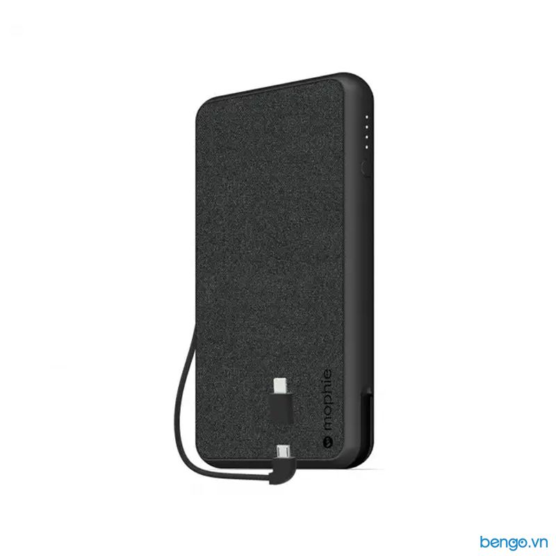 Pin sạc dự phòng 10000mAh Mophie Powerstation Plus XL Fabric Wireless Input - 401101678