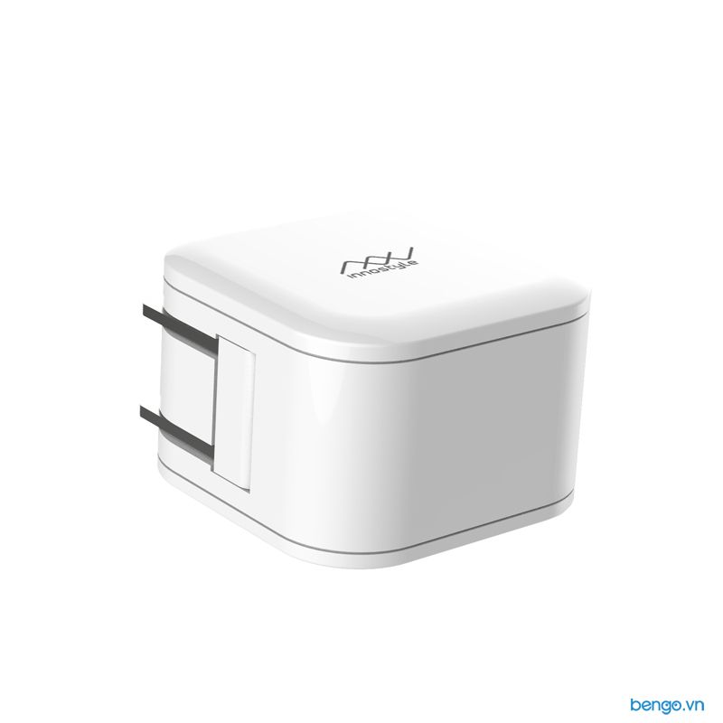 Sạc INNOSTYLE Minigo 2 USB A 12W Smart Charging AI - IC12SAWHI