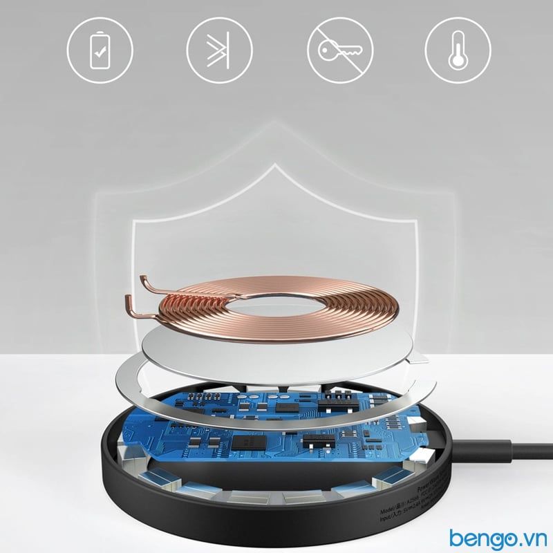 Đế Sạc Không Dây Từ Tính Anker PowerWave Select+ Magnetic - A2566