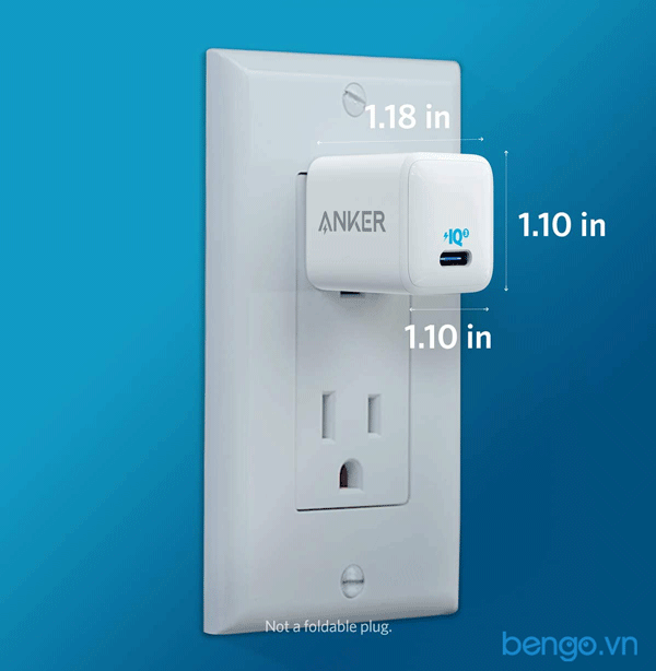 Sạc nhanh Anker Powerport III Nano 20W PD - A2633