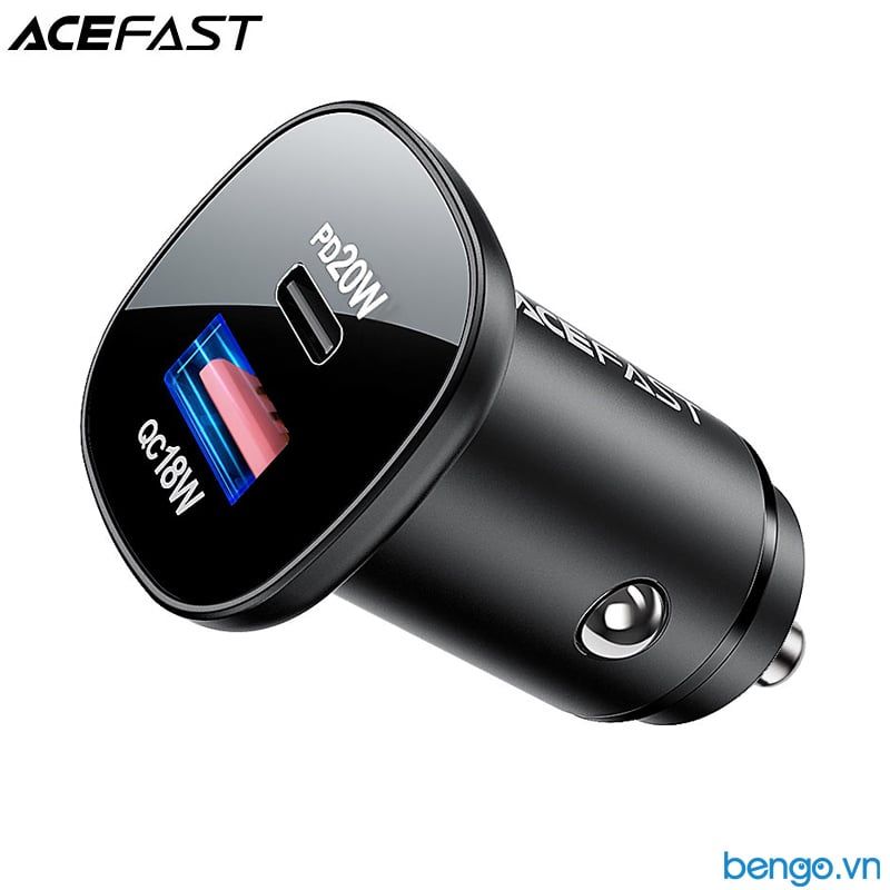 Sạc Xe Hơi ACEFAST 38W 2 Cổng USB-C + USB-A - B1