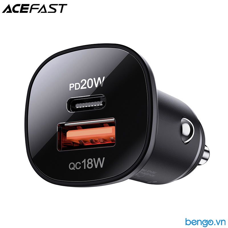 Sạc Xe Hơi ACEFAST 38W 2 Cổng USB-C + USB-A - B1