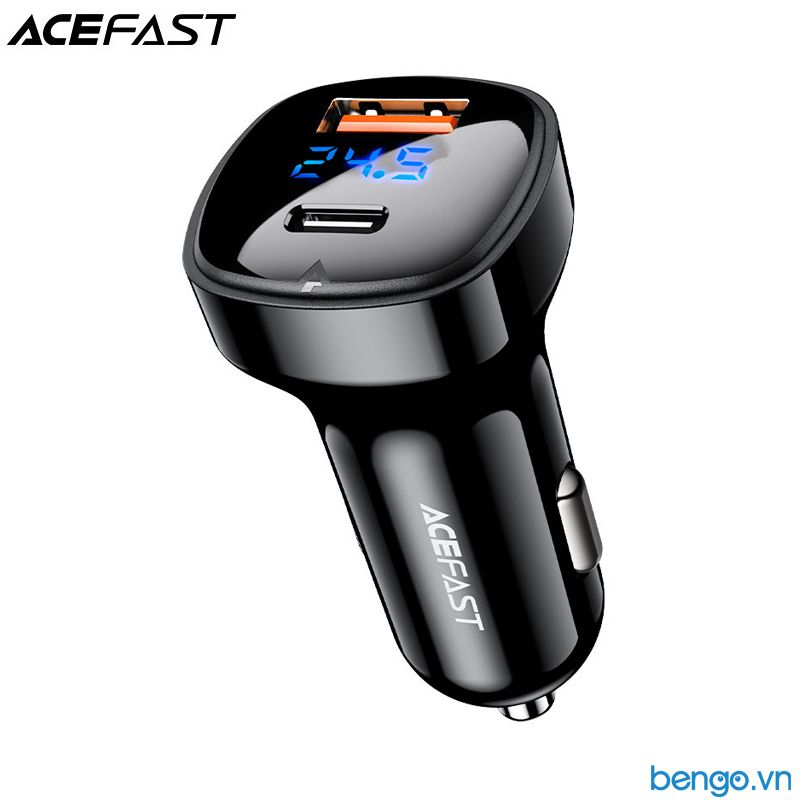 Sạc Xe Hơi ACEFAST 66W 2 Cổng USB-C + USB-A - B4