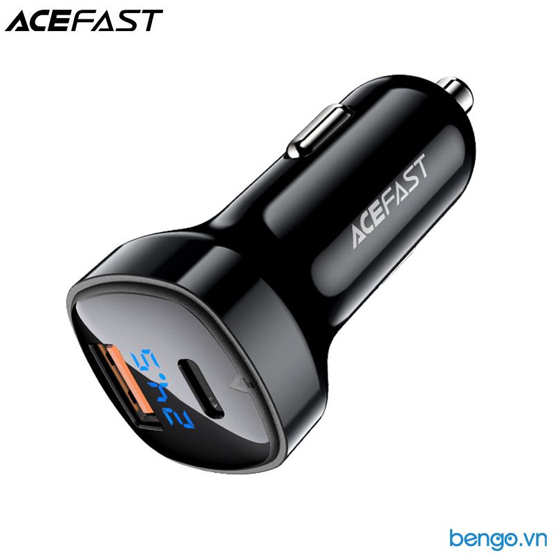 Sạc Xe Hơi ACEFAST 66W 2 Cổng USB-C + USB-A - B4