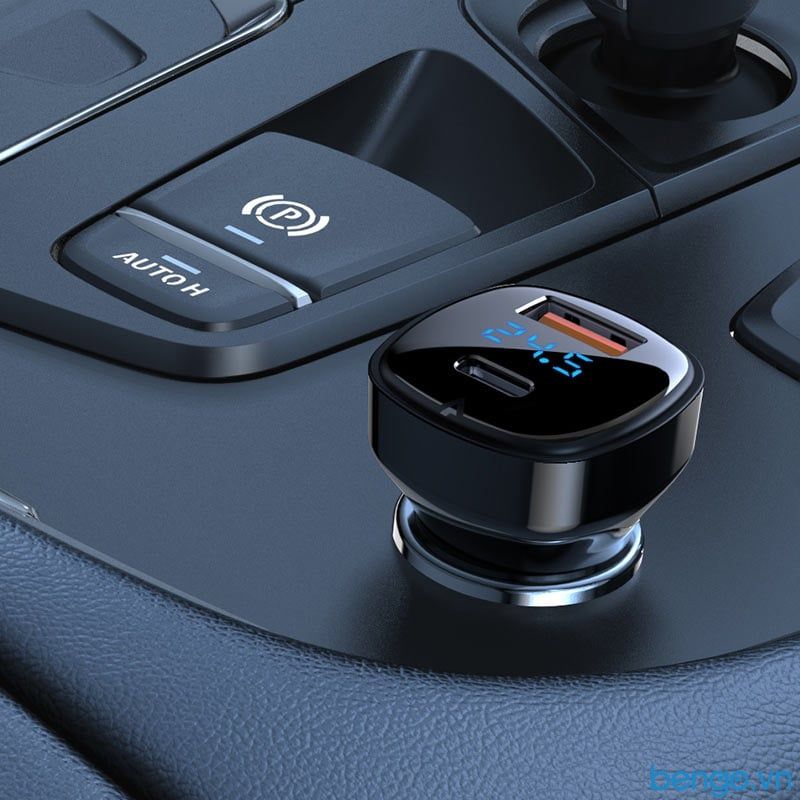 Sạc Xe Hơi ACEFAST 66W 2 Cổng USB-C + USB-A - B4