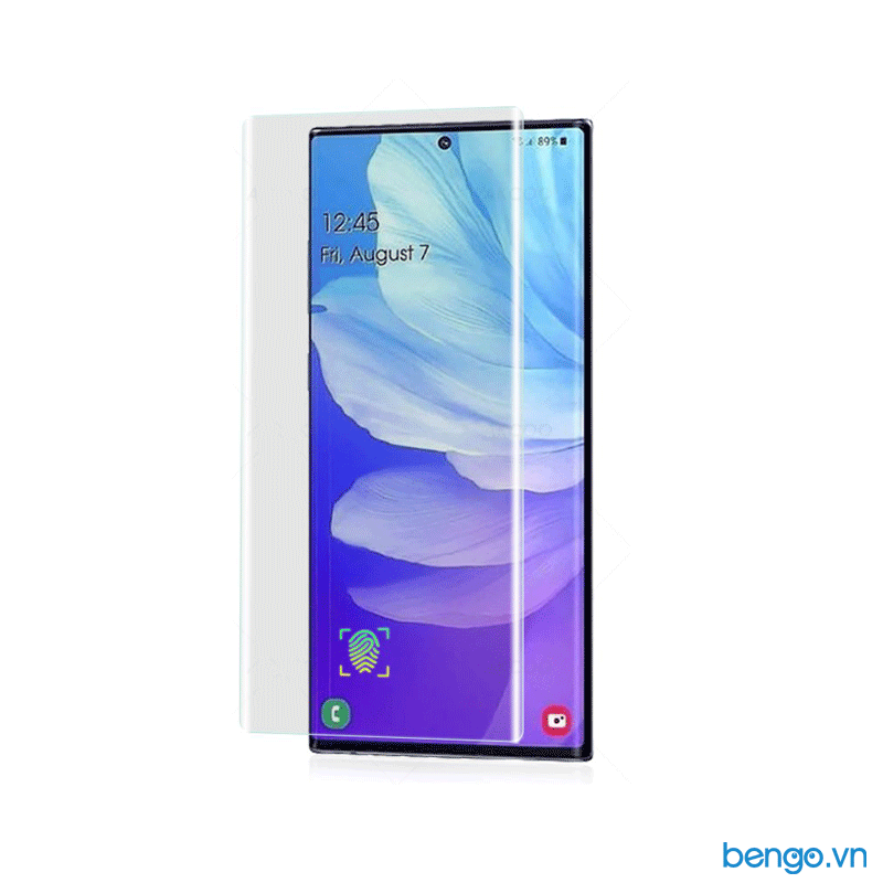 Dán cường lực Samsung Galaxy Note 20 Ultra Loca UV Zeelot PureGlass 3D Chống vân tay