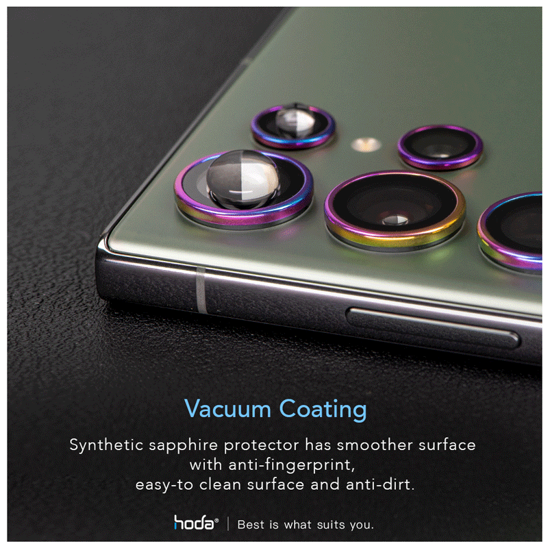 Lens HODA Sapphire bảo vệ camera cho Samsung S23 Ultra (5 vòng)