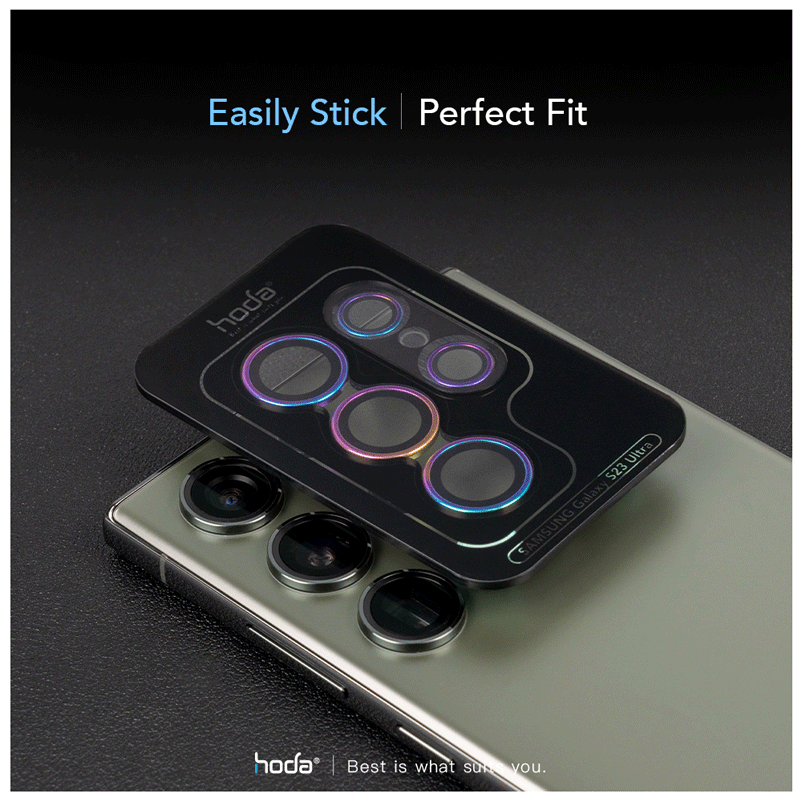 Lens HODA Sapphire bảo vệ camera cho Samsung S23 Ultra (5 vòng)
