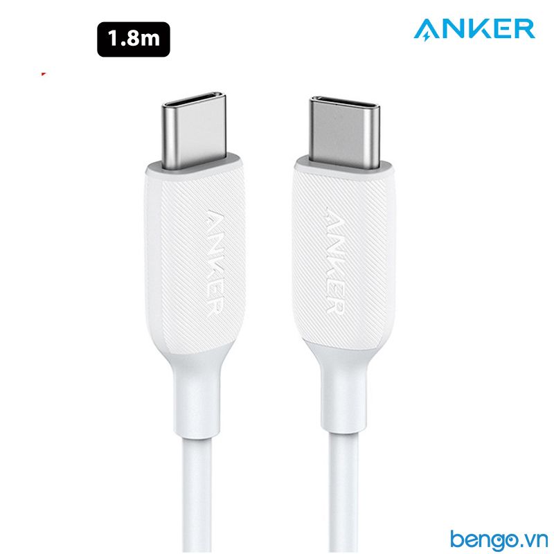 Cáp Truyền Dữ Liệu Điện Thoại Anker PowerLine III USB-C To USB-C 2.0 - Dài 0.9m/1.8m