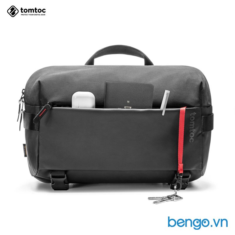 TÚI ĐEO VAI TOMTOC (USA) URBAN CODURA SLING BAG TRAVEL & WORK 13.3-14.2″ H02-C04D01