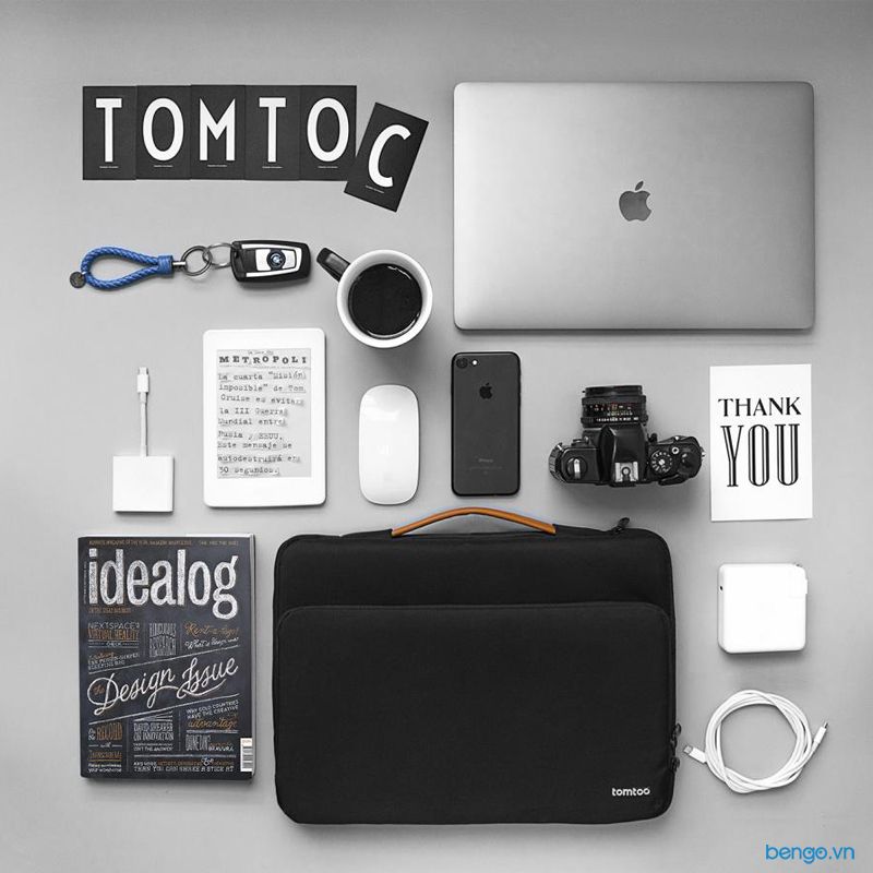 Túi xách chống sốc MacBook Pro 13” TOMTOC (USA) Briefcase - A14-B02