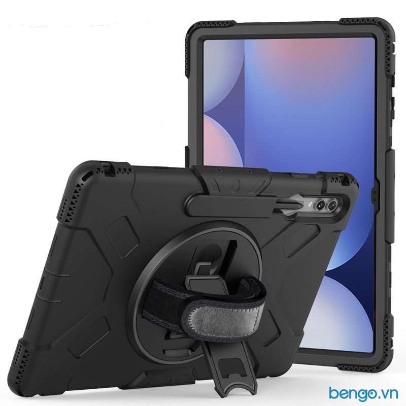 Ốp Lưng Chống Sốc Samsung Galaxy Tab S10 Plus / Tab S10 Ultra 2 lớp siêu bền có dây đeo