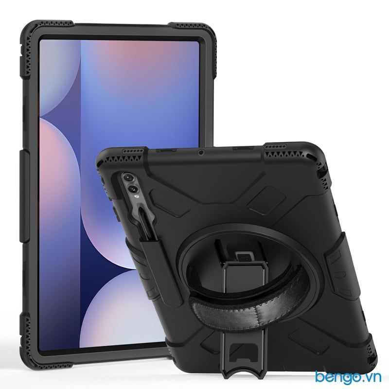 Ốp Lưng Chống Sốc Samsung Galaxy Tab S10 Plus / Tab S10 Ultra 2 lớp siêu bền có dây đeo