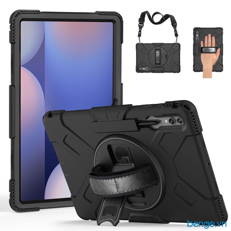 Ốp Lưng Chống Sốc Samsung Galaxy Tab S10 Plus / Tab S10 Ultra 2 lớp siêu bền có dây đeo