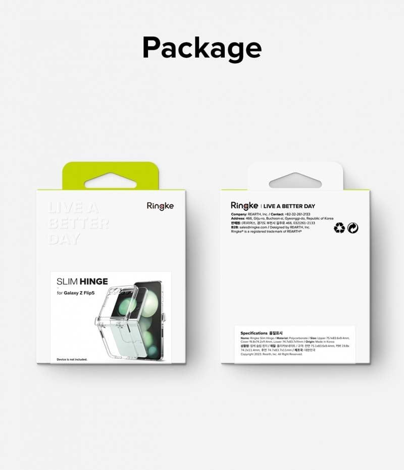 Ốp lưng Samsung Galaxy Z Flip 5 RINGKE Slim Hinge