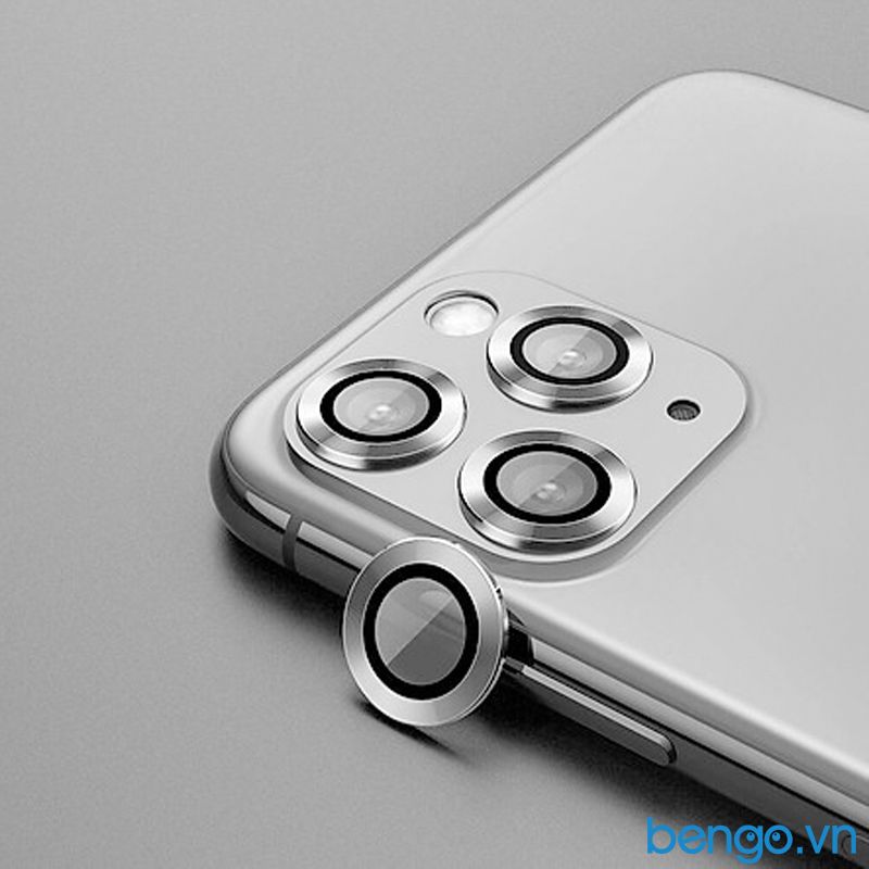 Dán Cường Lực Bảo Vệ Camera iPhone 11 Pro Max MIPOW Alumium Viền Màu
