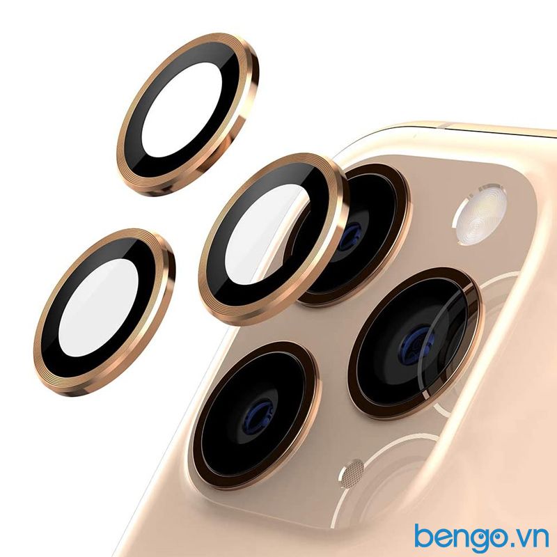 Dán Cường Lực Bảo Vệ Camera iPhone 11 Pro Max MIPOW Alumium Viền Màu